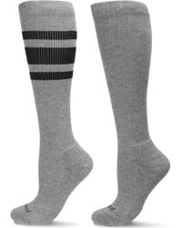 Memoi - Assorted 2-Pack Knee High Compression Socks - Lyst