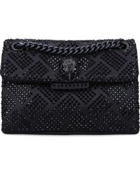 Kurt Geiger - Mini Kensington Embellished Fabric Convertible Crossbody Bag - Lyst