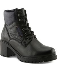 Spring Step - Alpina Leather Bootie - Lyst