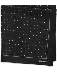 Tom Ford - Polka Dot Mulberry Silk Pocket Square - Lyst