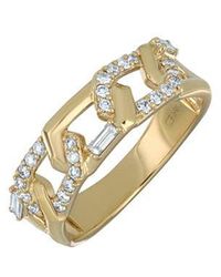 Bony Levy - Varda Diamond Stackable Band Ring - Lyst