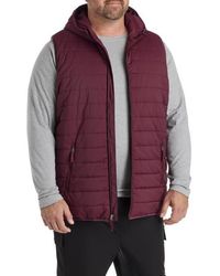 Society of One by DXL - Big & Tall Hooded Puffer Vest - Lyst