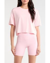 Mpg - Pima Cotton Boxy Crop T-Shirt - Lyst