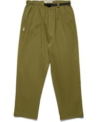 TAIKAN - Chiller Belted Loose Fit Cotton Stretch Twill Pants - Lyst