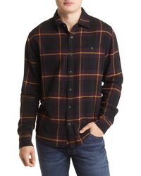 The Normal Brand - Stephen Regular Fit Gingham Flannel Button-up Shirt - Lyst