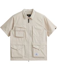 Alpha Industries - Short Sleeve Zip-up Utility Shirt Jacket - Lyst