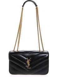 Saint Laurent - Small Loulou Quilted Leather Shoulder Bag - Lyst