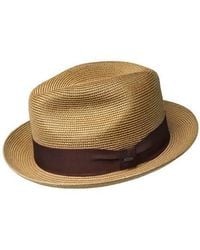 Bailey - Craig Woven Fedora - Lyst