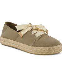 TOMS - Carolina Lace-Up Platform Espadrille Sneaker - Lyst