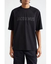 Jacquemus - Le Typo Cotton Logo Graphic T-Shirt - Lyst