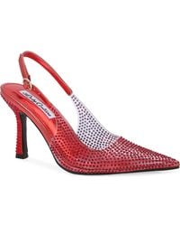 Lady Couture - Clear Rhinestone Slingback Pump - Lyst