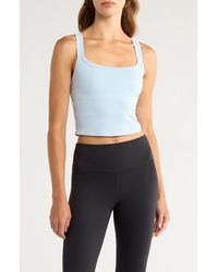 Rhone - Serene Shelf Bra Crop Tank - Lyst