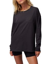 Spiritual Gangster - Smiley Denver Long Sleeve Cotton Graphic T-shirt - Lyst