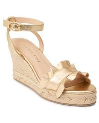 Jack Rogers - Rozette Ruffle Espadrille Ankle Strap Platform Wedge Sandal - Lyst