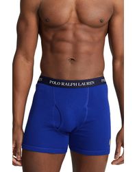 Polo Ralph Lauren - Assorted 3-pack Cotton Boxer Briefs - Lyst
