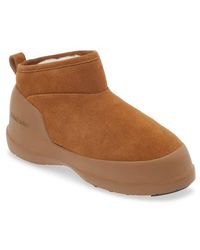 Moon Boot - Luna Low Faux Shearling Lined Boot - Lyst