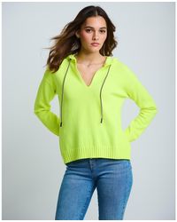 Lisa Todd - Neon Lights Cotton Knit Hoodie - Lyst