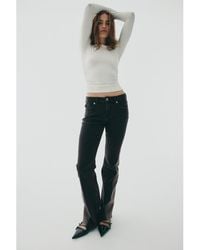 H&M - Flared Low Jeans - Lyst