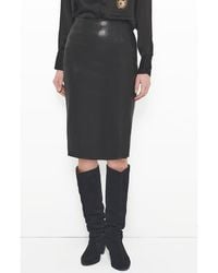 AS by DF - Claude Stretch Leather Skirt - Lyst