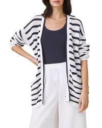 Splendid - Beckham Stripe Open Cardigan - Lyst
