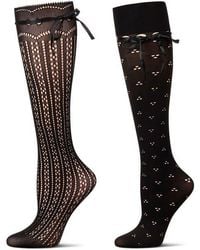 Memoi - Assorted 2-Pack Knee High Socks - Lyst