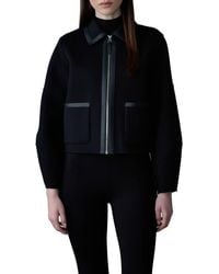 Mackage - Solana Wool & Leather Jacket - Lyst