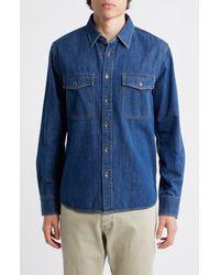 Rag & Bone - Infuse Denim Button-Up Shirt - Lyst