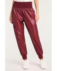 Cinq À Sept - Giles Faux Leather Jogger Pants - Lyst