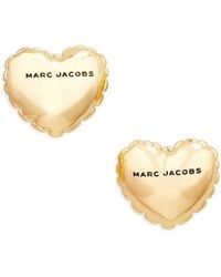 Marc Jacobs - Micro Heart Balloon Stud Earrings - Lyst