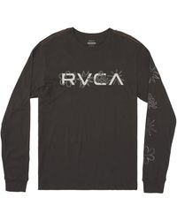 RVCA - Big Bloom Long Sleeve Cotton Graphic T-shirt - Lyst