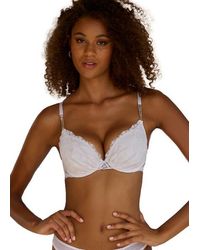 Lascana - Rhinestone Lace Push Up Bra - Lyst