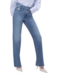 GOOD AMERICAN - Good '90s Ripped Relaxed Jeans - Lyst