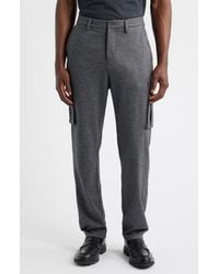 Bugatchi - Brushed Knit Flat Front Cargo Pants - Lyst