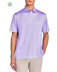 Con.struct - Regular Fit Chambray Recycled Performance Golf Polo - Lyst