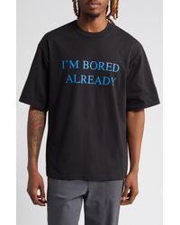 BOILER ROOM - Bored Cotton Graphic T-shirt - Lyst