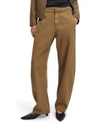 Rag & Bone - Vito Barrel Leg Canvas Pants - Lyst