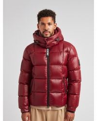 Jacket - Ez Boxed Hooded Racer Puffer Jacket - Lyst