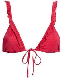 PacSun - Leora Ruffle Triangle Bikini Top - Lyst