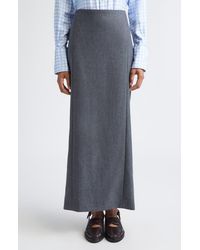 Thom Browne - Wool Flannel Pencil Skirt - Lyst