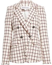 Veronica Beard - Taja Plaid Cotton Blend Tweed Dickey Jacket - Lyst