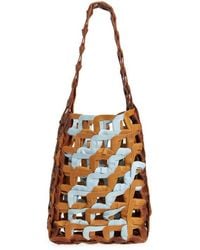 SC103 - Medium Links Leather Tote - Lyst
