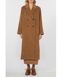 Weekend by Maxmara - Zufolo Double Breasted Wool & Alpaca Blend Coat - Lyst