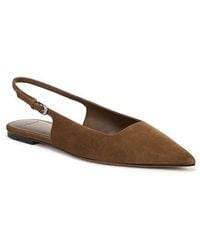 Vince - Gracy Pointed Toe Slingback Flat - Lyst