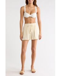 Elan - Flowy Cotton Cover-Up Skort - Lyst