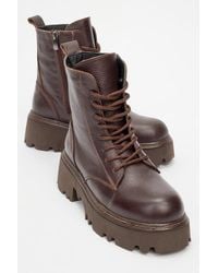 Forever & Always Shoes - Tina Leather Ankle Boot - Lyst