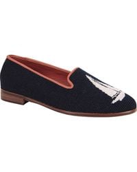 PAIGE - By Paige Needlepoint Sailboat Flat - Lyst