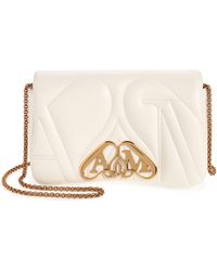 Alexander McQueen - Mini The Seal Leather Shoulder Bag - Lyst