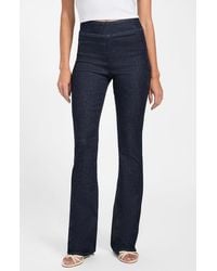 Guess - High Waist Pull-On Baby Bootcut Jeans - Lyst