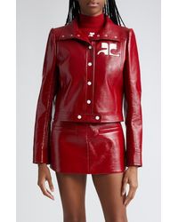 Courreges - Re-Edition Vinyl Jacket - Lyst