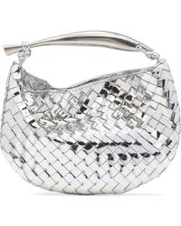 Bottega Veneta - Small Sardine Intrecciato Leather Top Handle Bag - Lyst